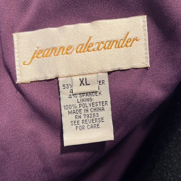 Women’s purple formal blouse size XL - Picture 6 of 11